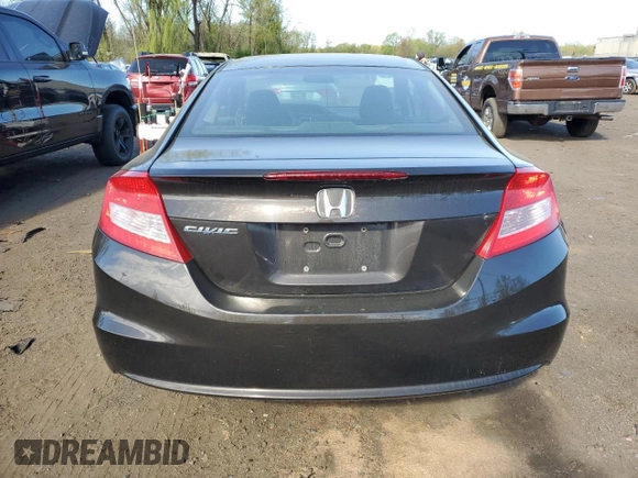 2013 Honda Civic Cpe EX with VIN 2HGFG3B83DH500554, listed as a Copart auction lot 54493215 with 233,788 mi miles and Salvage Title. Bid and sale history available at carsss.com. Image 6.