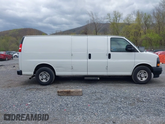 2019 Chevrolet Express Cargo Van with VIN 1GCZGHFG7K1209948, listed as a IAAI auction lot 42038244 with 249,167 mi miles. Bid and sale history available at carsss.com. Image 13.