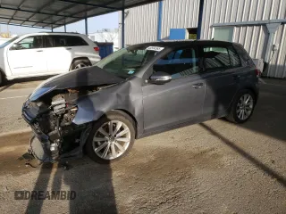 2014 Volkswagen Golf TDI w/Sunroof & Nav z VIN WVWDM7AJ9EW000668, wystawiony jako Copart lot #48564565 z przebiegiem 28 578 mil mil oraz Szkoda całkowita • Salvage title. Historia ofert i sprzedaży dostępna na DreamBid. Obrazek 1.