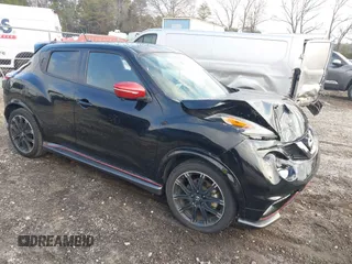 2015 Nissan Juke SV with VIN JN8AF5MV7FT554864, listed as a IAAI auction lot 41524495 with 159,075 mi miles. Bid and sale history available at carsss.com. Image 1.