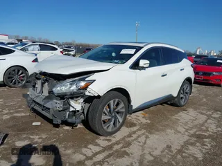2017 Nissan Murano S with VIN 5N1AZ2MG5HN122702, listed as a IAAI auction lot 41694987 with 126,067 mi miles and . Bid and sale history available at carsss.com. Image 2.