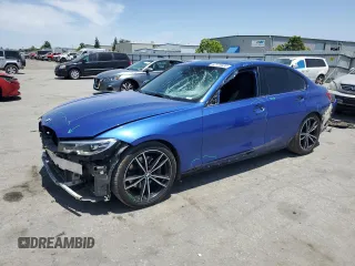 2019 BMW 3 Series 330i with VIN WBA5R1C50KAK07989, listed as a Copart auction lot 62128035 with 97,508 mi miles and Salvage title. Bid and sale history available at DreamBid. Image 1.