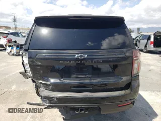 2023 Chevrolet Suburban RST with VIN 1GNSCEKD7PR187831, listed as a Copart auction lot 71786524 with 42,507 mi miles and Salvage Title. Bid and sale history available at carsss.com. Image 6.