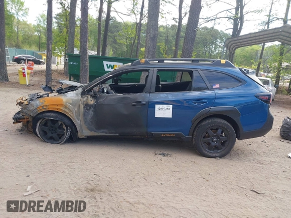 2023 Subaru Outback Wilderness with VIN 4S4BTGUD0P3100741, listed as a IAAI auction lot 42007280 with Not Provided miles and . Bid and sale history available at DreamBid. Image 14.