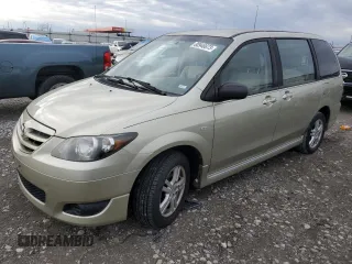 2004 Mazda MPV LX with VIN JM3LW28A840502496, listed as a Copart auction lot 80946673 with 117,423 mi miles and Salvage Title. Bid and sale history available at carsss.com. Image 1.