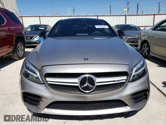 2020 Mercedes-Benz C 43 AMG with VIN W1KWJ6EB7LF991418, listed as a Copart auction lot 43448475 with 26,350 mi miles and Salvage title. Bid and sale history available at DreamBid. Image 5.