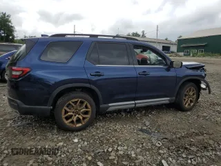 2024 Honda Pilot Touring with VIN 5FNYG1H77RB003790, listed as a Copart auction lot 64574764 with 0 mi miles and Salvage Title. Bid and sale history available at carsss.com. Image 3.