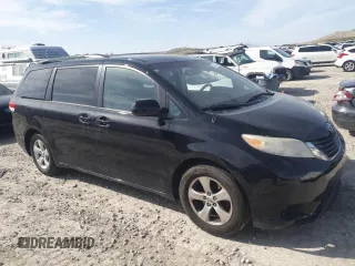 2013 Toyota Sienna LE AAS with VIN 5TDKK3DC6DS296783, listed as a Copart auction lot 52014085 with 0 mi miles and Salvage Title. Bid and sale history available at carsss.com. Image 4.