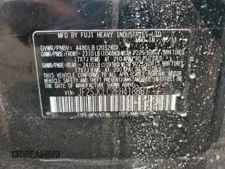 2014 Subaru Forester with VIN JF2SJCLC2EH418857, listed as a Copart auction lot 58661595 with 216,716 mi miles and Clean title. Bid and sale history available at DreamBid. Image 13.