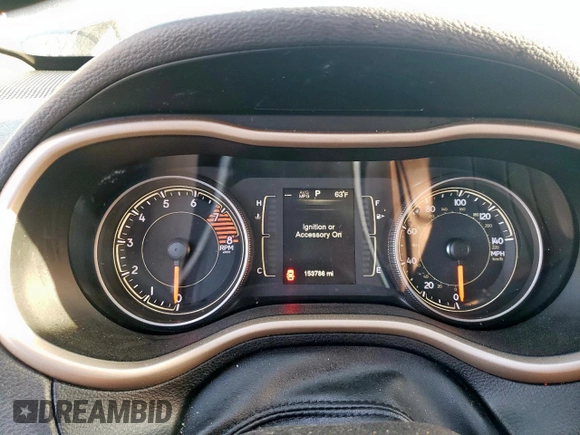 2016 Jeep Cherokee Latitude with VIN 1C4PJLCS3GW288176, listed as a Copart auction lot 52013625 with 153,786 mi miles and Salvage title. Bid and sale history available at DreamBid. Image 9.