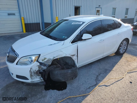 2016 Buick Verano with VIN 1G4P15SK6G4106054, listed as a Copart auction lot 83854394 with 134309 miles and Salvage Title. Bid and sale history available at carsss.com. Image 1.