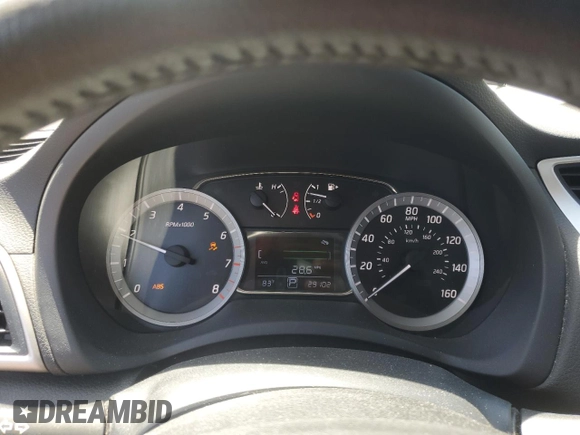 2014 Nissan Sentra S with VIN 3N1AB7AP4EL656704, listed as a Copart auction lot 54976375 with 29,102 mi miles and Salvage Title. Bid and sale history available at DreamBid. Image 9.