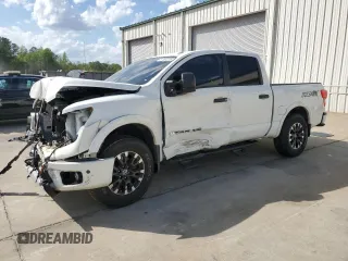 2019 Nissan Titan Pro-4X z VIN 1N6AA1E51KN526104, wystawiony jako Copart lot #51694335 z przebiegiem 56 620 mil mil oraz Szkoda całkowita • Salvage title. Historia ofert i sprzedaży dostępna na DreamBid. Obrazek 1.