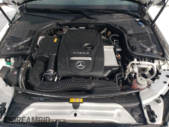 2018 Mercedes-Benz C 350e with VIN 55SWF4HB0JU260843, listed as a Copart auction lot 54781615 with 93,199 mi miles and Salvage title. Bid and sale history available at DreamBid. Image 11.