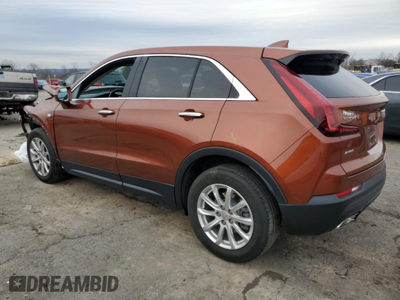 2019 Cadillac XT4 AWD Luxury with VIN 1GYFZBR42KF157525, listed as a Copart auction lot 85779424 with 19,982 mi miles and Salvage Title. Bid and sale history available at carsss.com. Image 2.