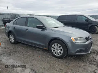 2013 Volkswagen Jetta Sedan S with VIN 3VW2K7AJ3DM381295, listed as a Copart auction lot 49063735 with 217,639 mi miles and Clean Title. Bid and sale history available at carsss.com. Image 4.