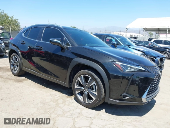 2022 Lexus UX 200 with VIN JTHX3JBH8N2047074, listed as a IAAI auction lot 42665051 with 27,249 mi miles and . Bid and sale history available at DreamBid. Image 1.