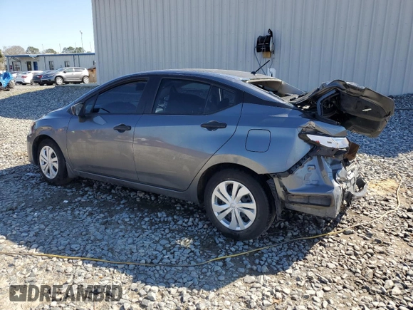 2024 Nissan Versa S with VIN 3N1CN8DV7RL862153, listed as a Copart auction lot 46821475 with 20,950 mi miles and Non Repairable. Bid and sale history available at DreamBid. Image 2.