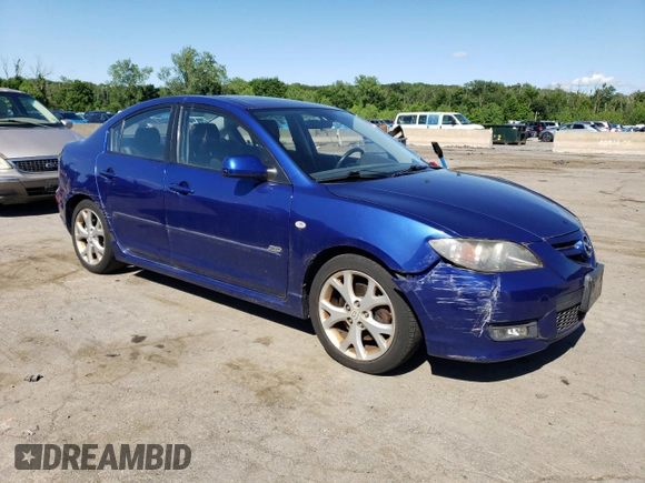 2007 Mazda 3 S Touring with VIN JM1BK324771641980, listed as a Copart auction lot 61132664 with 121,518 mi miles and Salvage Title. Bid and sale history available at DreamBid. Image 4.