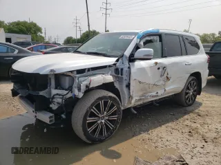 2018 Lexus LX with VIN JTJHY7AXXJ4271932, listed as a Copart auction lot 52325443 with 48,654 mi miles and Salvage Title. Bid and sale history available at carsss.com. Image 1.