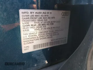 2019 Audi Q7 Premium Plus z VIN WA1LAAF79KD002789, wystawiony jako Copart lot #56139445 z przebiegiem 77 604 mil mil oraz Szkoda całkowita • Salvage title. Historia ofert i sprzedaży dostępna na DreamBid. Obrazek 13.
