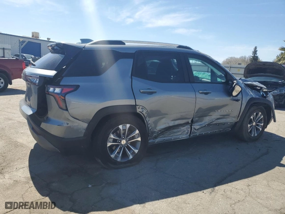 2025 Chevrolet Equinox FWD LT with VIN 3GNAXHEG7SL159020, listed as a Copart auction lot 49687435 with 3,745 mi miles and Salvage Title. Bid and sale history available at carsss.com. Image 3.
