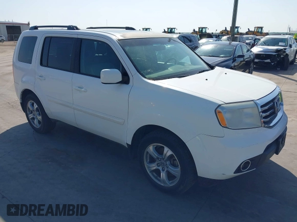 2015 Honda Pilot EX-L with VIN 5FNYF4H56FB061663, listed as a IAAI auction lot 41873152 with 211,876 mi miles and . Bid and sale history available at carsss.com. Image 1.