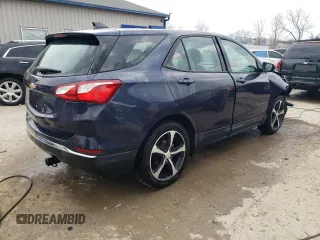2018 Chevrolet Equinox LS with VIN 3GNAXHEV7JS634751, listed as a Copart auction lot 47396065 with 84,359 mi miles and Salvage Title. Bid and sale history available at DreamBid. Image 3.