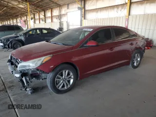 2016 Hyundai Sonata SE z VIN 5NPE24AF4GH391516, wystawiony jako Copart lot #60289795 z przebiegiem 104 357 mil mil oraz Szkoda całkowita • Salvage title. Historia ofert i sprzedaży dostępna na DreamBid. Obrazek 1.