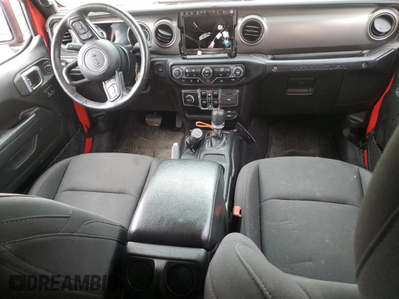 2022 Jeep Wrangler Unlimited Willys with VIN 1C4HJXDN7NW217581, listed as a Copart auction lot 53774355 with 51,126 mi miles and Clean title. Bid and sale history available at DreamBid. Image 8.
