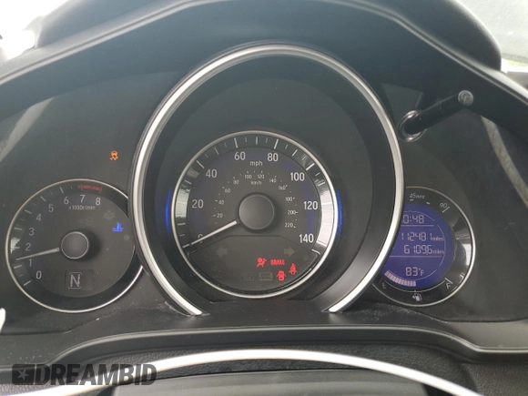2017 Honda Fit EX with VIN JHMGK5H77HS003015, listed as a Copart auction lot 57205495 with 112,481 mi miles and Salvage title. Bid and sale history available at DreamBid. Image 9.