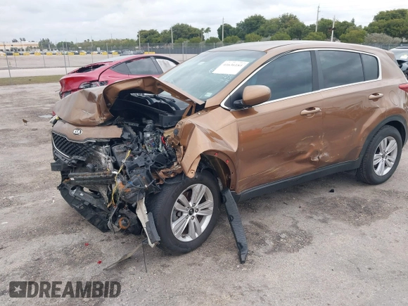 2018 Kia Sportage LX with VIN KNDPM3AC9J7481047, listed as a IAAI auction lot 41636184 with 160,385 mi miles. Bid and sale history available at carsss.com. Image 17.