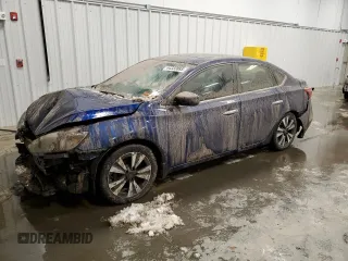 2019 Nissan Sentra SV with VIN 3N1AB7AP6KY434051, listed as a Copart auction lot 44333885 with 65,566 mi miles and Salvage Title. Bid and sale history available at DreamBid. Image 1.
