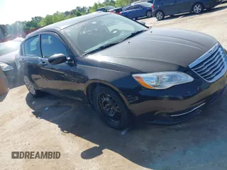 2014 Chrysler 200 LX with VIN 1C3CCBAB7EN208911, listed as a IAAI auction lot 41981884 with 144,239 mi miles. Bid and sale history available at carsss.com. Image 1.