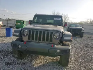 2020 Jeep Wrangler Unlimited Rubicon with VIN 1C4HJXFN3LW342670, listed as a Copart auction lot 46585355 with 19,569 mi miles and Salvage title. Bid and sale history available at DreamBid. Image 11.