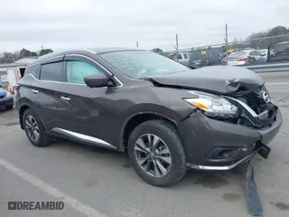 2016 Nissan Murano S with VIN 5N1AZ2MG5GN158467, listed as a IAAI auction lot 41545977 with 143,146 mi miles. Bid and sale history available at carsss.com. Image 1.