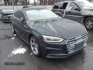 2018 Audi A5 Sportback Premium Plus with VIN WAUENCF53JA006962, listed as a IAAI auction lot 41530662 with 45,281 mi miles. Bid and sale history available at carsss.com. Image 1.
