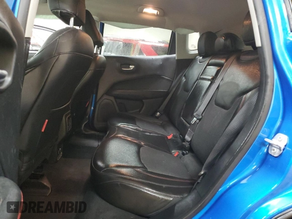 2018 Jeep Compass Trailhawk z VIN 3C4NJDDBXJT342632, wystawiony jako Copart lot #57302595 z przebiegiem 84 160 mil mil oraz Czysty tytuł • Clean title. Historia ofert i sprzedaży dostępna na DreamBid. Obrazek 11.