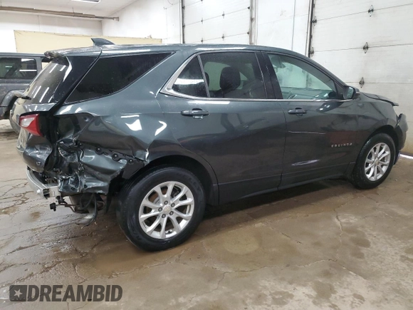 2018 Chevrolet Equinox LT with VIN 3GNAXJEV1JS568401, listed as a Copart auction lot 52775645 with 102,874 mi miles and Clean Title. Bid and sale history available at DreamBid. Image 3.