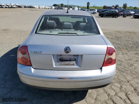 2003 Volkswagen Passat GL with VIN WVWMD63B83P045138, listed as a Copart auction lot 46531755 with 219,355 mi miles and Salvage Title. Bid and sale history available at carsss.com. Image 6.