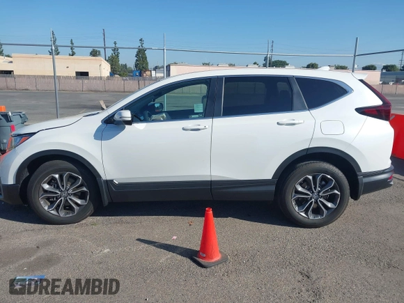 2022 Honda CR-V EX-L with VIN 7FARW2H8XNE045486, listed as a IAAI auction lot 41861874 with 27,896 mi miles. Bid and sale history available at carsss.com. Image 14.