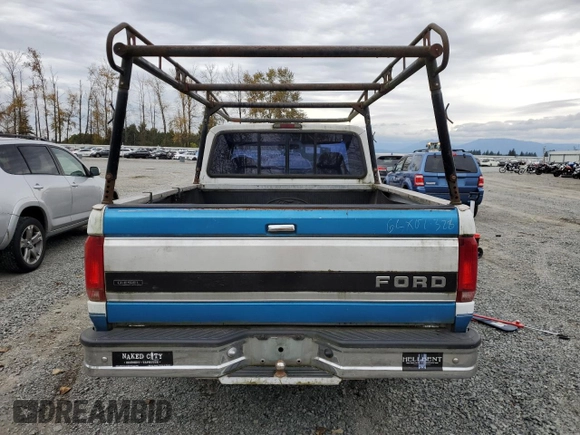 1994 Ford F-150 with VIN 1FTEX14N1RKA92007, listed as a Copart auction lot 75964994 with 211,584 mi miles and Clean Title. Bid and sale history available at carsss.com. Image 6.