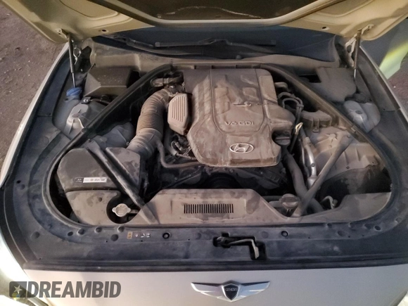 2015 Hyundai Genesis 3.8L with VIN KMHGN4JE5FU087568, listed as a Copart auction lot 81999524 with 70,739 mi miles and Salvage Title. Bid and sale history available at carsss.com. Image 13.