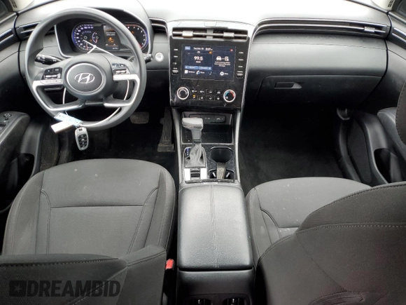 2022 Hyundai Tucson SEL with VIN 5NMJBCAE0NH020458, listed as a Copart auction lot 49184195 with 46,172 mi miles and Salvage Title. Bid and sale history available at DreamBid. Image 8.