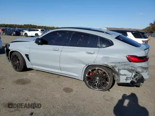 2024 BMW X4 M z VIN 5YM23EC01R9W18369, wystawiony jako Copart lot #82886254 z przebiegiem Nie podano mil oraz Szkoda całkowita • Salvage title. Historia ofert i sprzedaży dostępna na DreamBid. Obrazek 2.