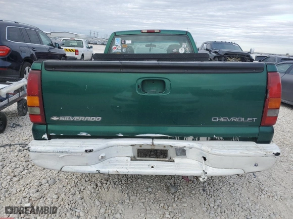 2000 Chevrolet Silverado 1500 with VIN 1GCEC14V6YZ305082, listed as a Copart auction lot 89411215 with 157,700 mi miles and Salvage Title. Bid and sale history available at carsss.com. Image 6.