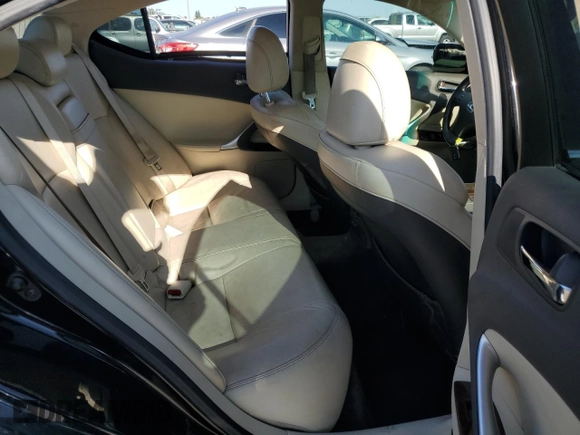 2010 Lexus IS 250 with VIN JTHBF5C28A5111898, listed as a Copart auction lot 62731095 with 181,655 mi miles and Salvage title. Bid and sale history available at DreamBid. Image 10.