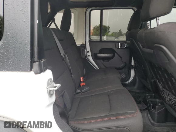 2019 Jeep Wrangler Unlimited Rubicon with VIN 1C4HJXFG8KW678265, listed as a Copart auction lot 57700695 with 120,950 mi miles and Salvage title. Bid and sale history available at DreamBid. Image 10.