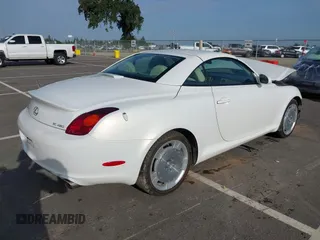 2005 Lexus SC 430 with VIN JTHFN48Y350065024, listed as a IAAI auction lot 42149463 with 93,231 mi miles and . Bid and sale history available at DreamBid. Image 4.