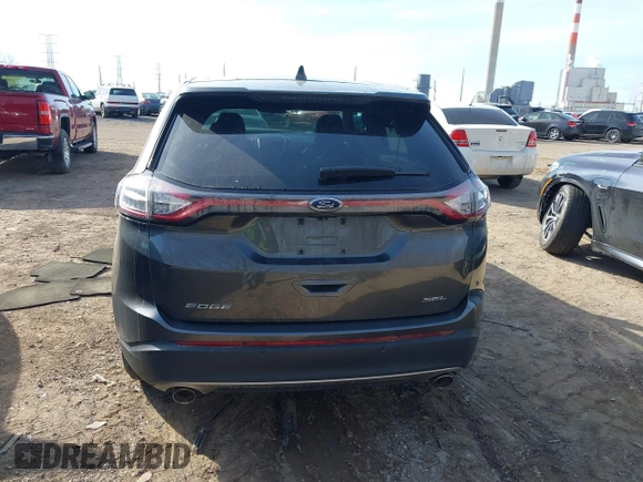 2015 Ford Edge SEL with VIN 2FMTK3J80FBB65384, listed as a IAAI auction lot 41827595 with 120,727 mi miles. Bid and sale history available at carsss.com. Image 16.